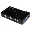 StarTech.com Adaptador Concentrador HUB Ladrón USB 6 Puertos