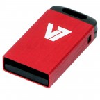 V7 Unidad de memoria flash USB 2.0 nano 4 GB, roja
