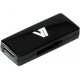 V7 Unidad de memoria flash USB 2.0 deslizante 16 GB, negra