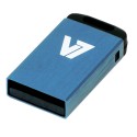 V7 Unidad de memoria flash USB 2.0 nano 4 GB, azul