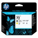 Hp 72 Matte Black And Yellow Supl