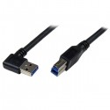StarTech.com Cable 2m USB 3.0 Super Speed B Macho a Acodado 