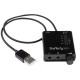 StarTech.com Tarjeta de Sonido Estéreo USB Externa Adaptador
