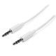 StarTech.com Cable 1m 1 metro Slim Delgado de Audio Estéreo 