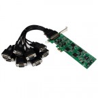 StarTech.com Tarjeta PCI Express de 8 Puertos Serie DB9 - Ad
