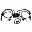 StarTech.com Conmutador Switch KVM 2 puertos DisplayPort DP 