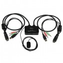 StarTech.com Conmutador Switch KVM 2 puertos HDMI USB Audio 