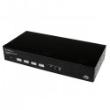 StarTech.com Switch Conmutador KVM de 4 Puertos VGA USB con 