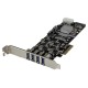 Startech.com Tarjeta Pci Express 4 Puertos Ctlr