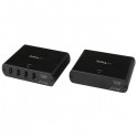StarTech.com Extensor de 4 Puertos USB 2.0 por LAN Gigabit o