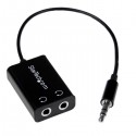 StarTech.com Adaptador Divisor Splitter de Auriculares Mini-