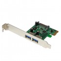 StarTech.com Tarjeta PCI Express de 2 Puertos USB 3.0 SuperS
