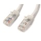 StarTech.com Cable de Red Ethernet Cat6 Snagless 3m Blanco -
