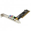 StarTech.com Tarjeta de Sonido PCI con Envolvente Surround 5