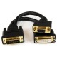 StarTech.com Cable Divisor de 20cm DVI-I Macho a DVI-D y VGA