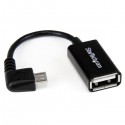StarTech.com Cable Adaptador Micro USB a OTG Acodado la Dere