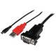 StarTech.com Cable Micro USB a Serie DB9 RS232 para Android 
