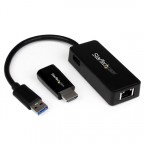StarTech.com Juego de Adaptadores HDMI a VGA y Ethernet Giga