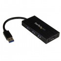 Startech.com Adaptador Grafico Externo Usb 3cabl