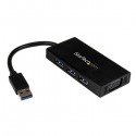 StarTech.com Adaptador Gráfico Externo Multimonitor USB 3.0 