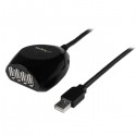 StarTech.com Cable Extensor Activo USB 2.0 de 15m con Hub 4 