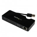 StarTech.com Mini Estación de Conexión USB 3.0 con HDMI o VG
