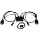 StarTech.com Switch Conmutador KVM de Cable con 2 Puertos VG