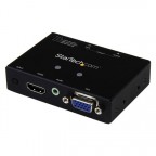 StarTech.com Switch Conversor 2x1 VGA + HDMI a con Conmutado