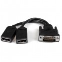 Startech.com 8in Dms-59 To Dual Displayport Cabl