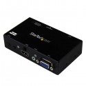 StarTech.com Switch Conversor 2x1 VGA + HDMI a con Conmutado