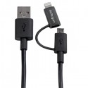StarTech.com Cable de 1m Apple Lightning o Micro USB a - Neg