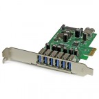 Startech.com 7 Pt Pcie Usb 3.0 Adapter Card Card