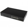 StarTech.com Switch Ethernet de 10 Puertos L2 con 2 Ranuras 