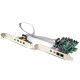 StarTech.com Tarjeta de sonido PCI Express con envolvente 7.