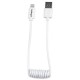StarTech.com Cable de 30cm USB a Lightning Rizado para Apple