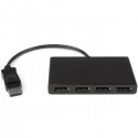 StarTech.com Splitter Multiplicador DP a 4 puertos DisplayPo