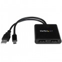 StarTech.com Splitter Multiplicador Mini DP a 2 puertos Disp