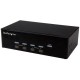 StarTech.com Conmutador KVM de 4 puertos con VGA doble y con