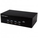 StarTech.com Conmutador KVM de 4 puertos con VGA doble y con