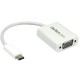StarTech.com Adaptador USB-C a VGA - Blanco
