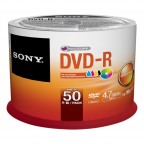 Sony Dvd-r 16xinkjet Print Spindle Supl