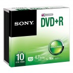 Sony Dvd+r 16x Slim Case Supl