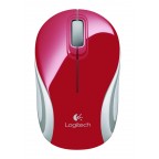 Logitech Wireless Mini Mouse M187 Red Wrls
