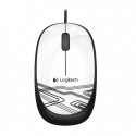 Logitech Corded Mouse M105 White Accs