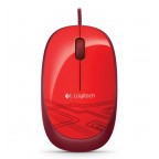 Logitech Corded Mouse M105 Red Accs