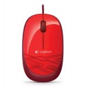 Logitech Corded Mouse M105 Red Accs